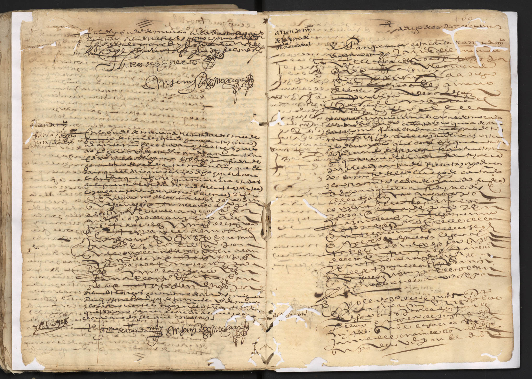 Registro de Jerónimo García Díez Navarro, Murcia de 1595.